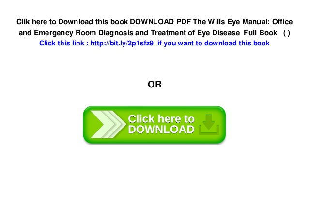 Wills Eye Manual Download