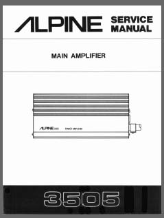 Download 3505 alpine manual download